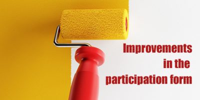 Improvements in the participation form