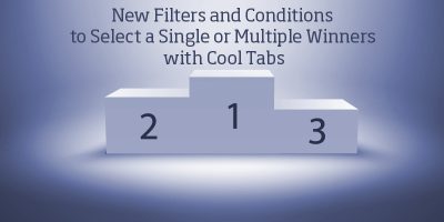 New Filters and Conditions to Select a Single or Multiple Winners with Cool Tabs