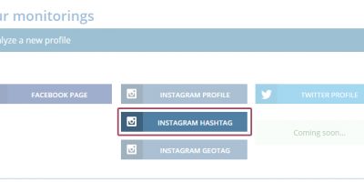 Analyze a new hashtag