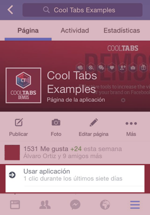 Botón call-to-action en móviles