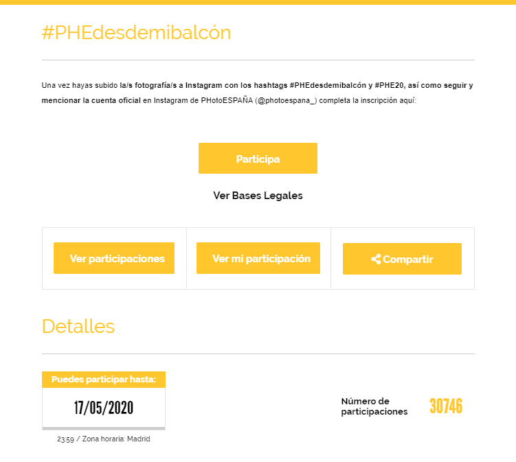 Ejemplo de un concurso de fotos concurso de fotos