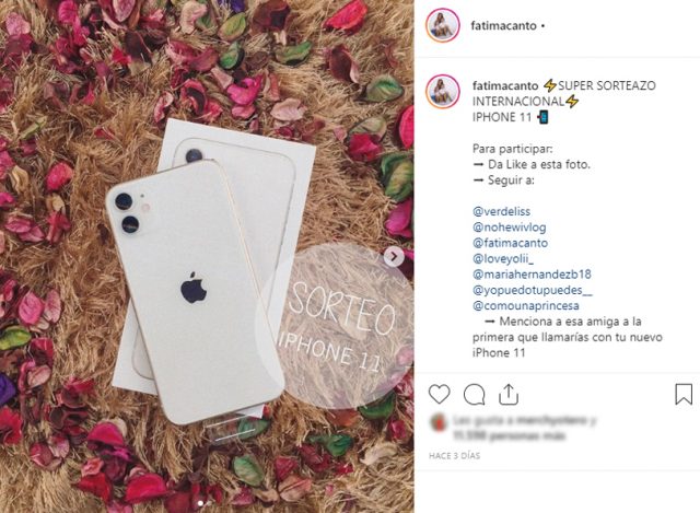 sorteo con influencers en Instagram sorteo con influencers en Instagram