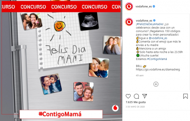 sorteo instagram día de la madre